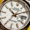 Datejust Rose Gold & Steel White Dial 36mm - Image 3