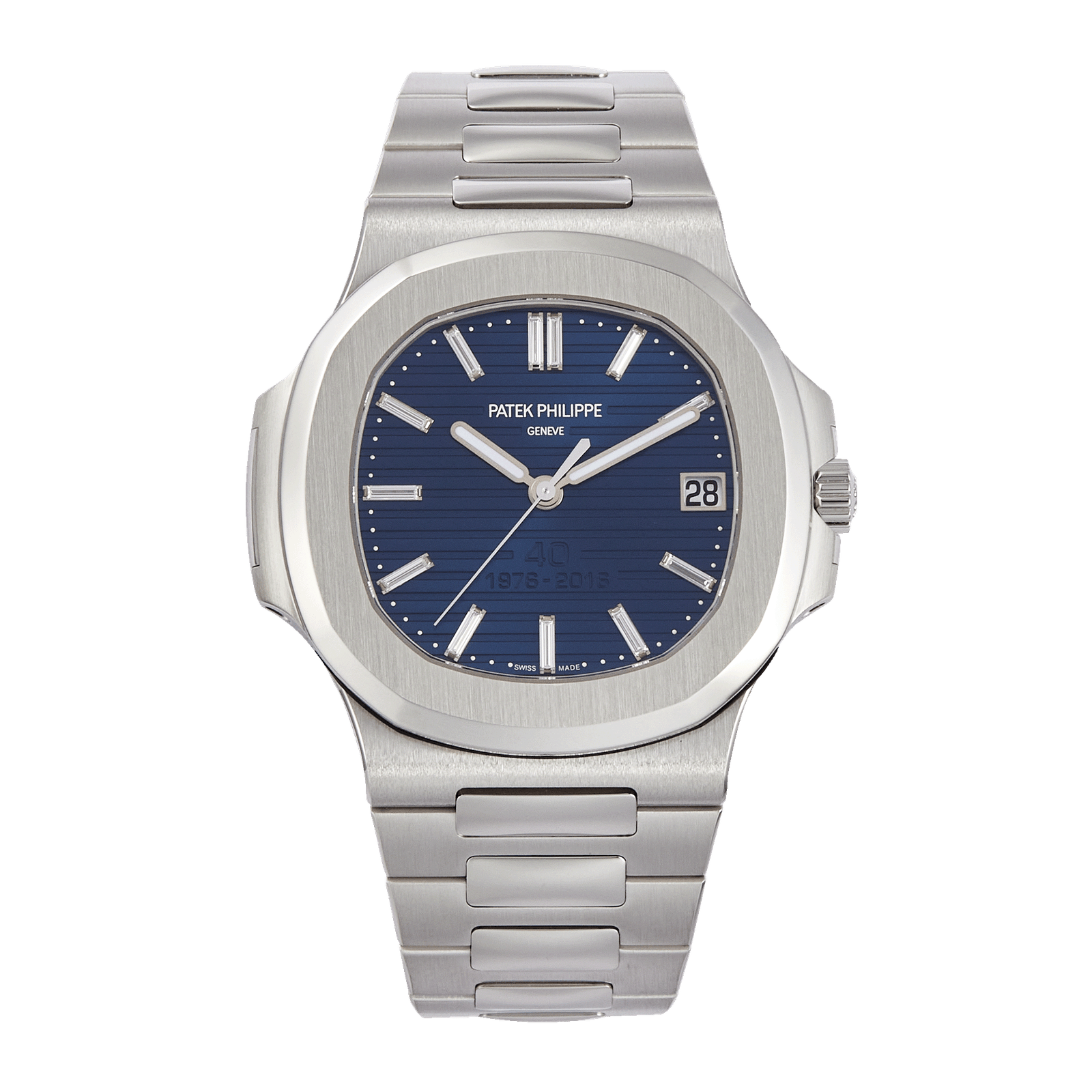 2c95f5d9cef71ca12ceabe918de9f1f9.png Nautilus Selfwinding "40th Anniversary" Platinum Blue Dial 40mm【5711/1P-001】 - Image 1