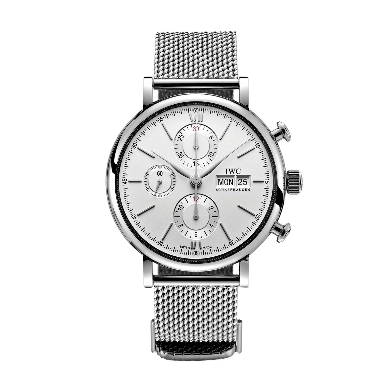 2ca7c6d0af818dc8b2a3416bd24b075b.png Portofino Chronograph Steel Silver Dial 42mm - Image 1