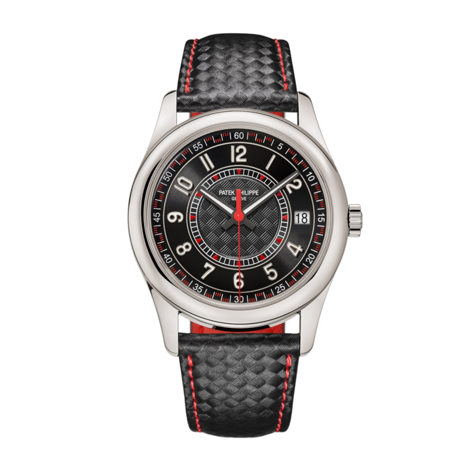 2e22d08735f6fe6b67cdb9eb1e1248a2.png Calatrava White Gold Black Dial 40mm - Image 1