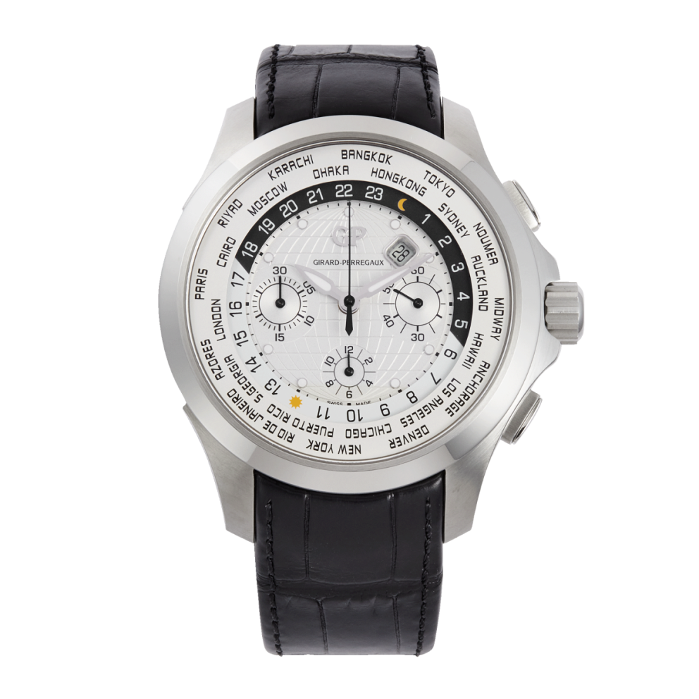 2f5787d36ab1212065a983f8491880c7.webp World Timer Steel White Dial 44mm - Image 1