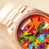 Day-Date Rose Gold Multi-Color Puzzle Dial 36mm - Image 3