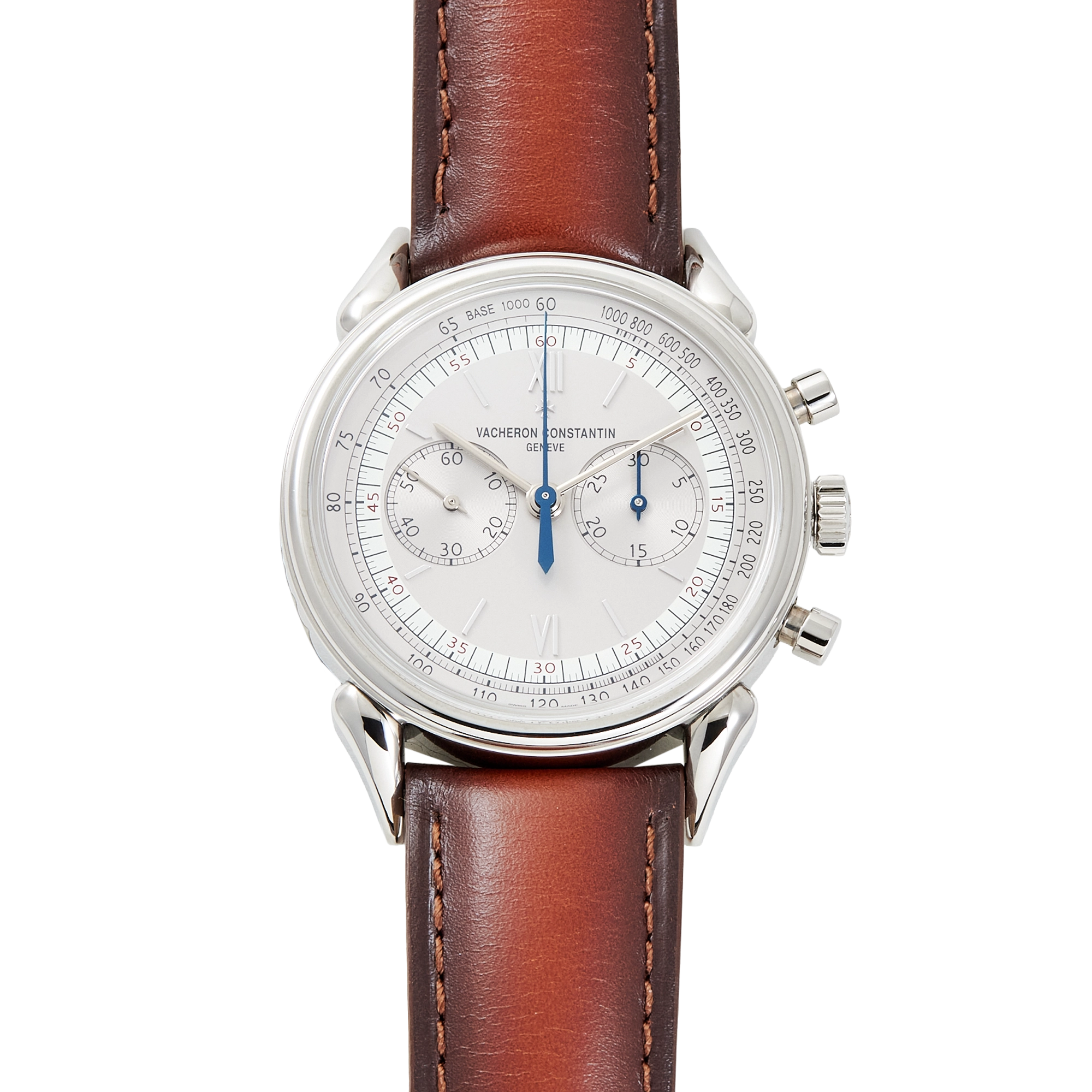 3198c879a2969eb04604f54b00eaaedc.webp Historiques Cornes de Vache 1955 Steel Grey Dial 39mm - Image 1
