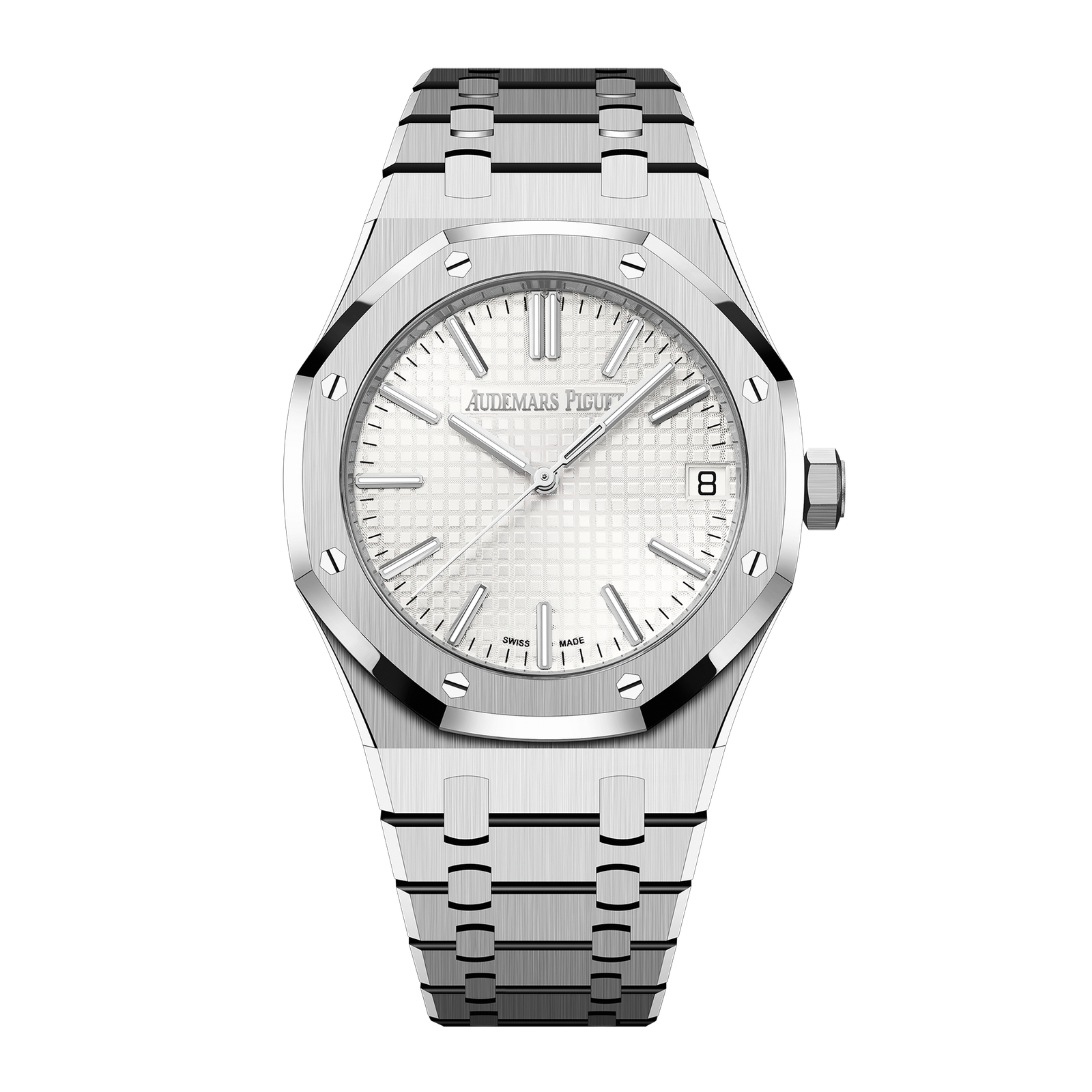 32f30bfc6b907edf0b48245075b293d7.png Royal Oak Selfwinding Steel Silver Dial 41mm - Image 1