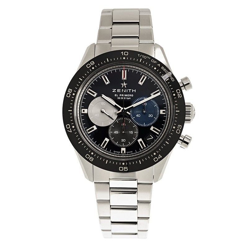 335b8375c1d539c3defa979a38df3595.jpg Chronomaster Sport Steel Black Dial 41mm - Image 1