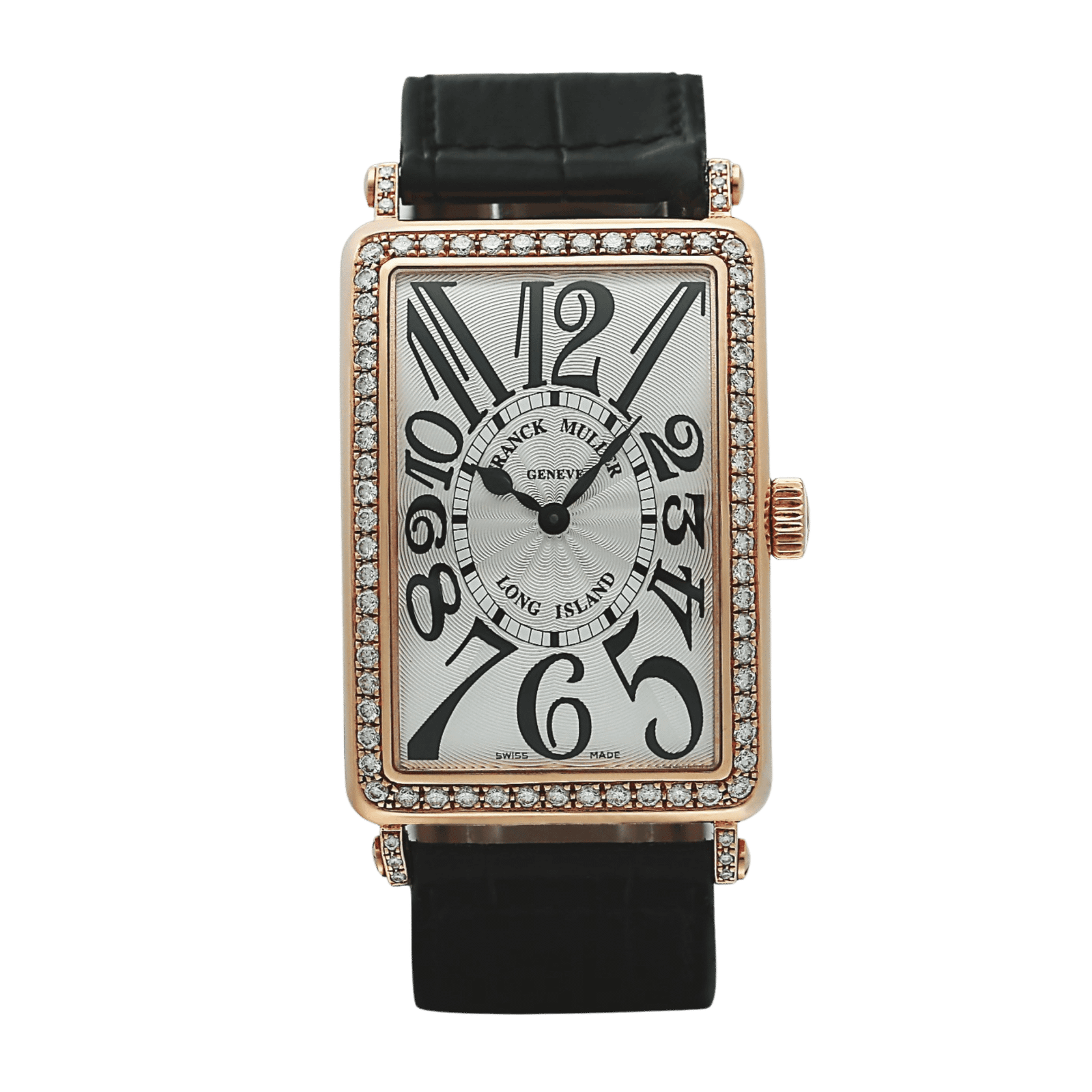 3596911f666711b62428429bb922ffff.png Long Island Rose Gold Diamond Silver Dial 30mm - Image 1