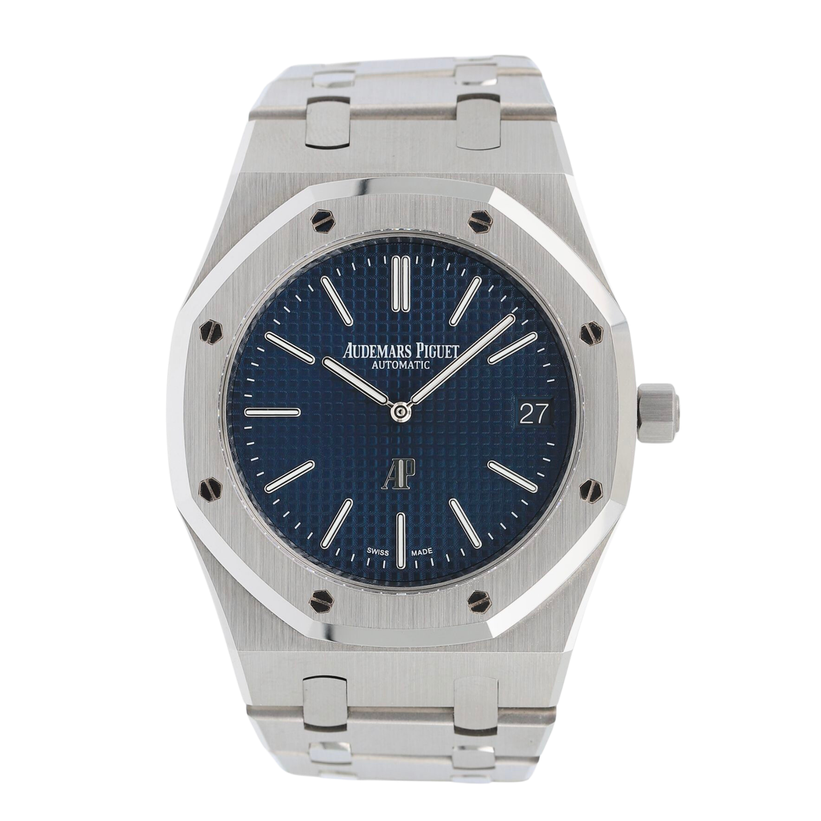 3939206e3c6b1b83b47bf9f4fa93ef61.png Royal Oak "Jumbo" Extra-Thin 40th Anniversary Steel Blue Dial 39mm - Image 1