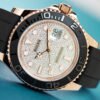 Yacht-Master Rose Gold Oysterflex Pave Dial 40mm - Image 3