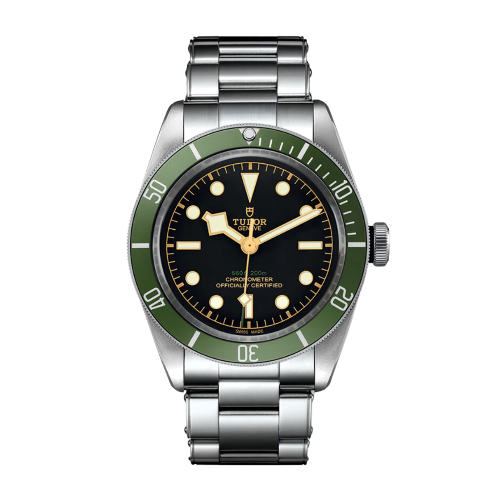 3b548bef7662bab2a6c60769c4112eee.png Black Bay Green Manufacture Harrods Steel Black Dial 41mm - Image 1