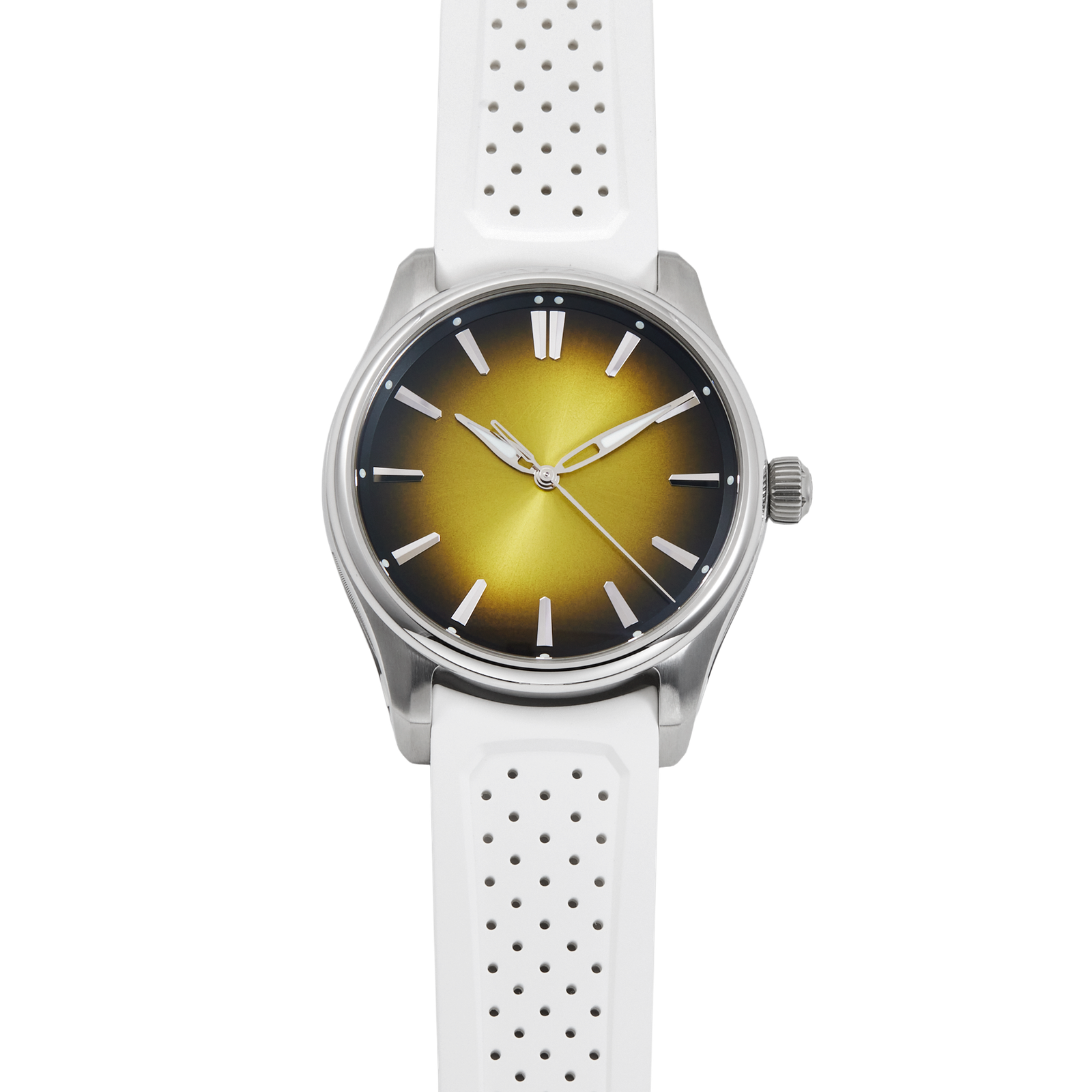3fe3cd47163063493e3b358dbf4b8a2d.png Pioneer Centre Seconds "Sunny-Side Up" Steel Yellow Dial 40mm - Image 1