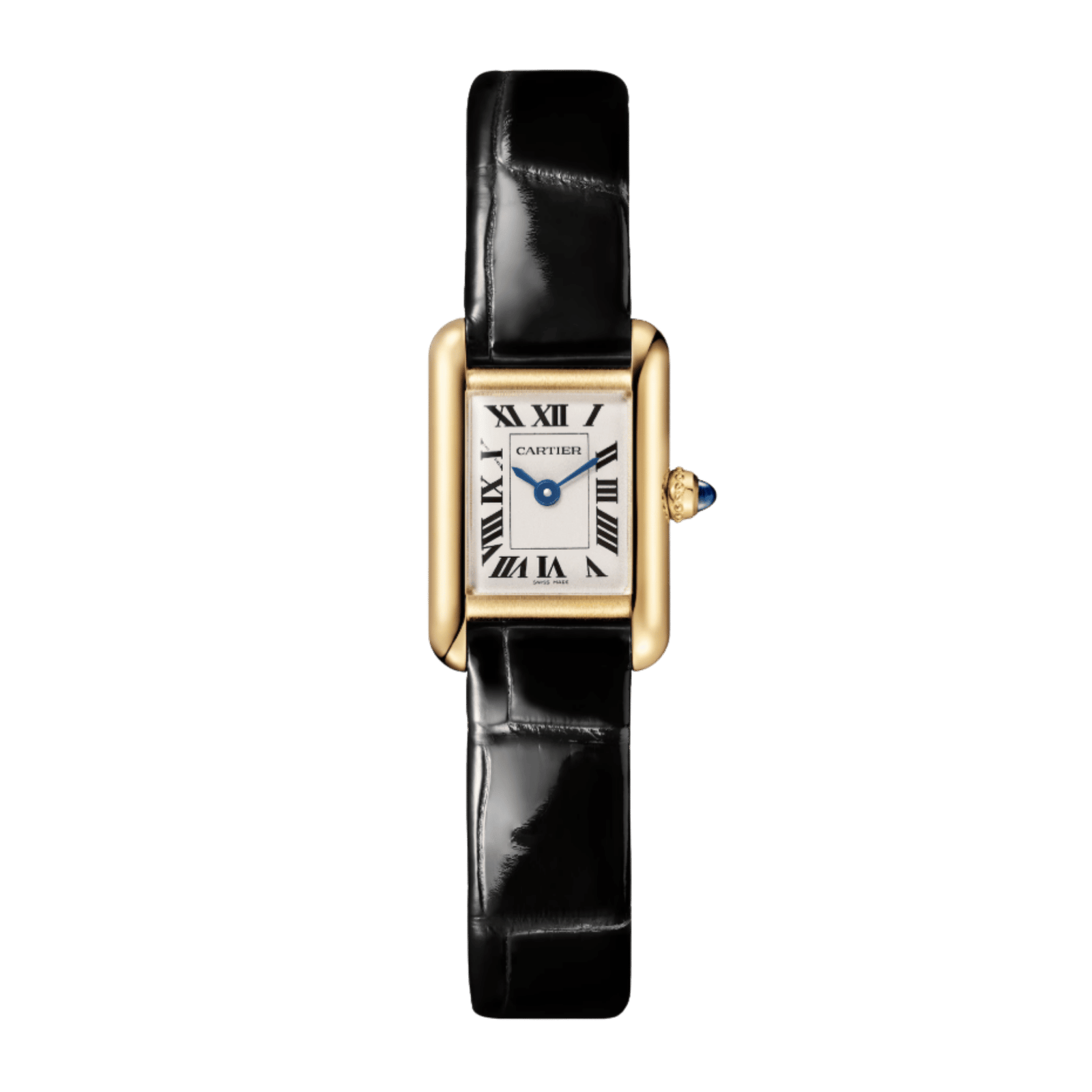44cd1453034ee420f9b4aba9ddcdfad7.png Tank Louis Yellow Gold Silver Dial 24mm - Image 1