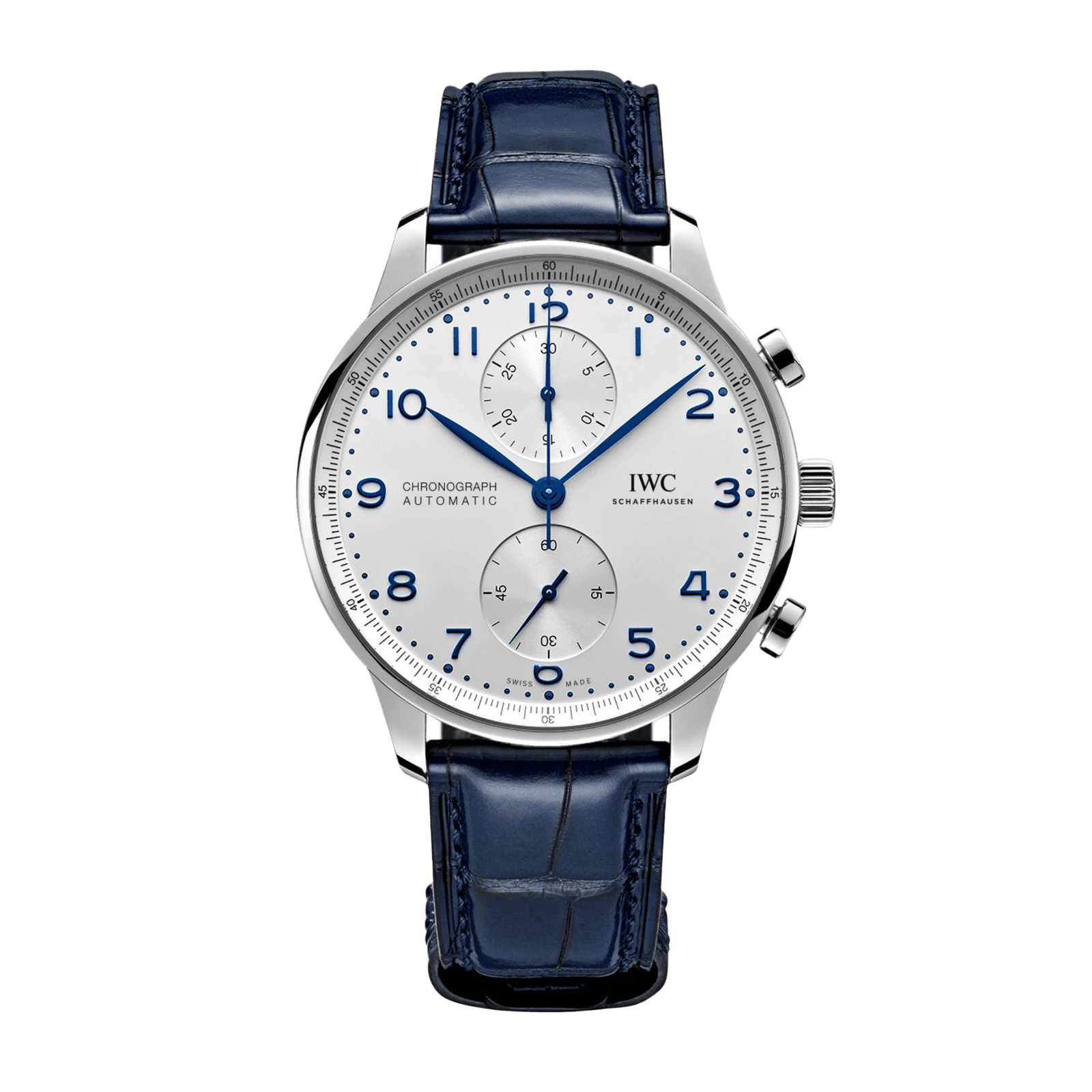 46e52c56ecf860452d1c8723887c8a7b.png Portugieser Chronograph Steel White Dial 41mm - Image 1