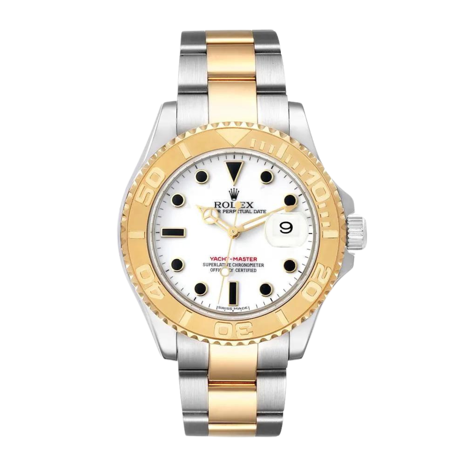 47714d430f6c424a9d29388b87cf2b44.png Yacht-Master 40 Yellow Gold & Steel White Dial 40mm - Image 1