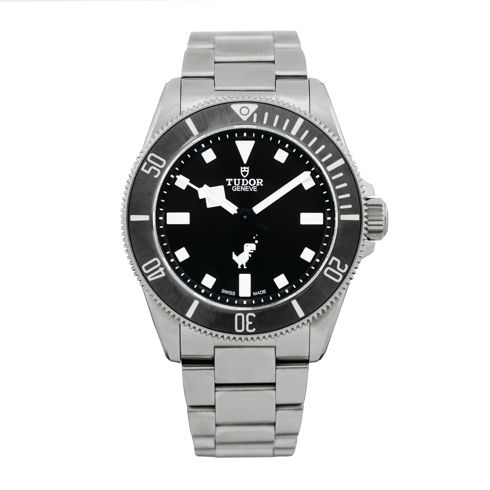 4a0c67755338c9727e0a2f70d6e95b16.png Pelagos "Google Dino Edition" Titanium Black Dial 39mm - Image 1