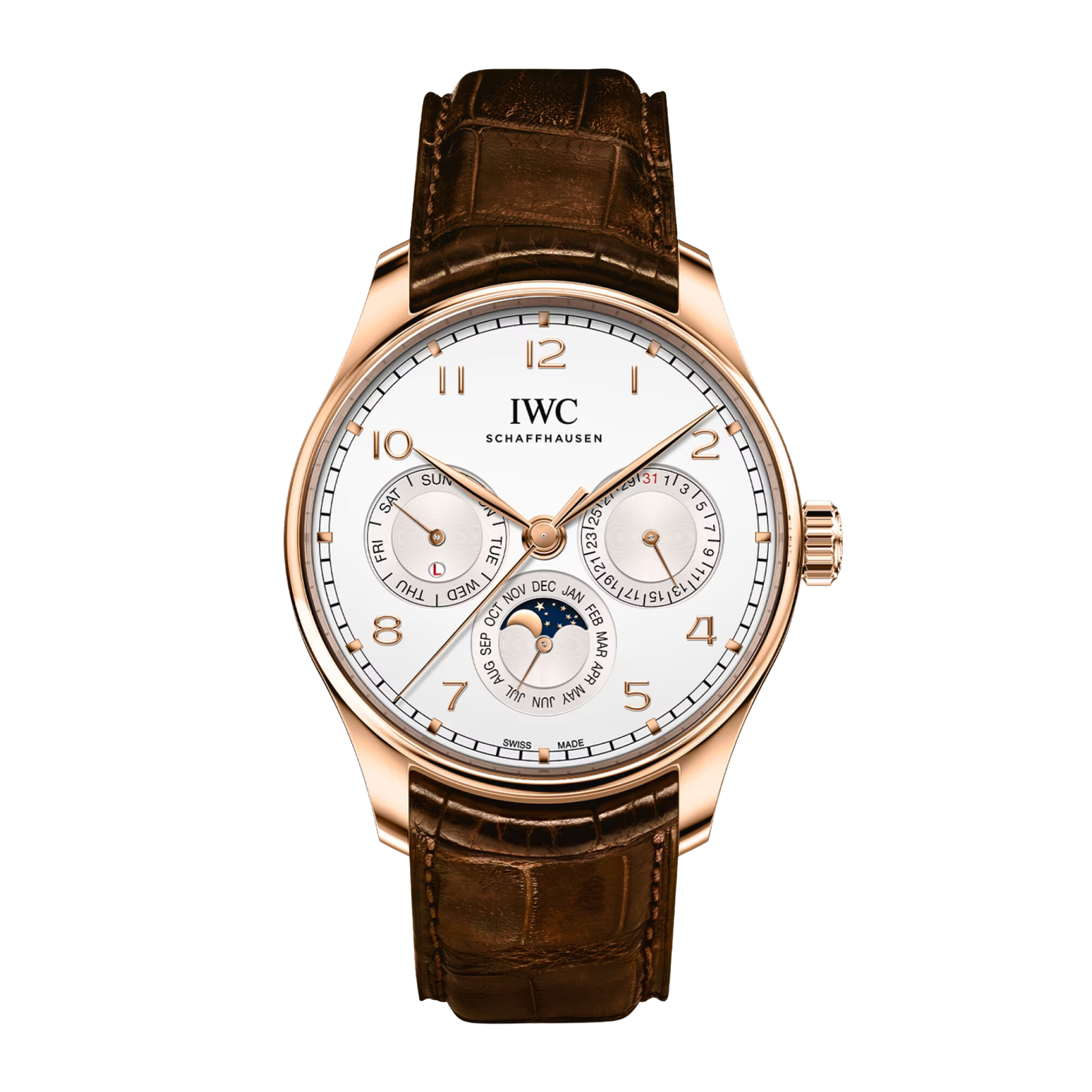 4b03a98f2e14d9d757a12676fa5c565f.png Portugieser Perpetual Calendar Rose Gold White Dial 42mm - Image 1