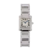 Vintage Tank Francaise White Gold Diamond White Dial 20mm