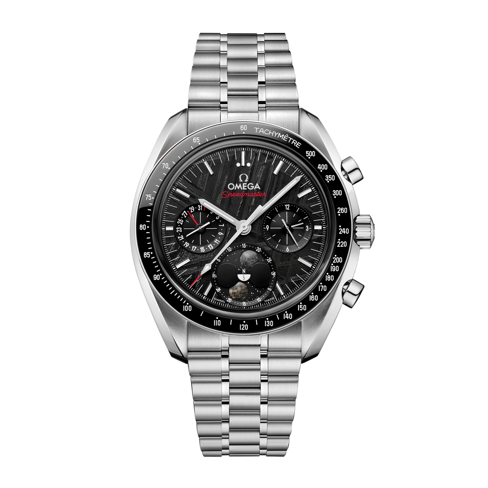 4e78a5bba29922e3c03d9518b228ec5e.png Speedmaster Moonphase Steel Black Meteorite Dial 43mm - Image 1
