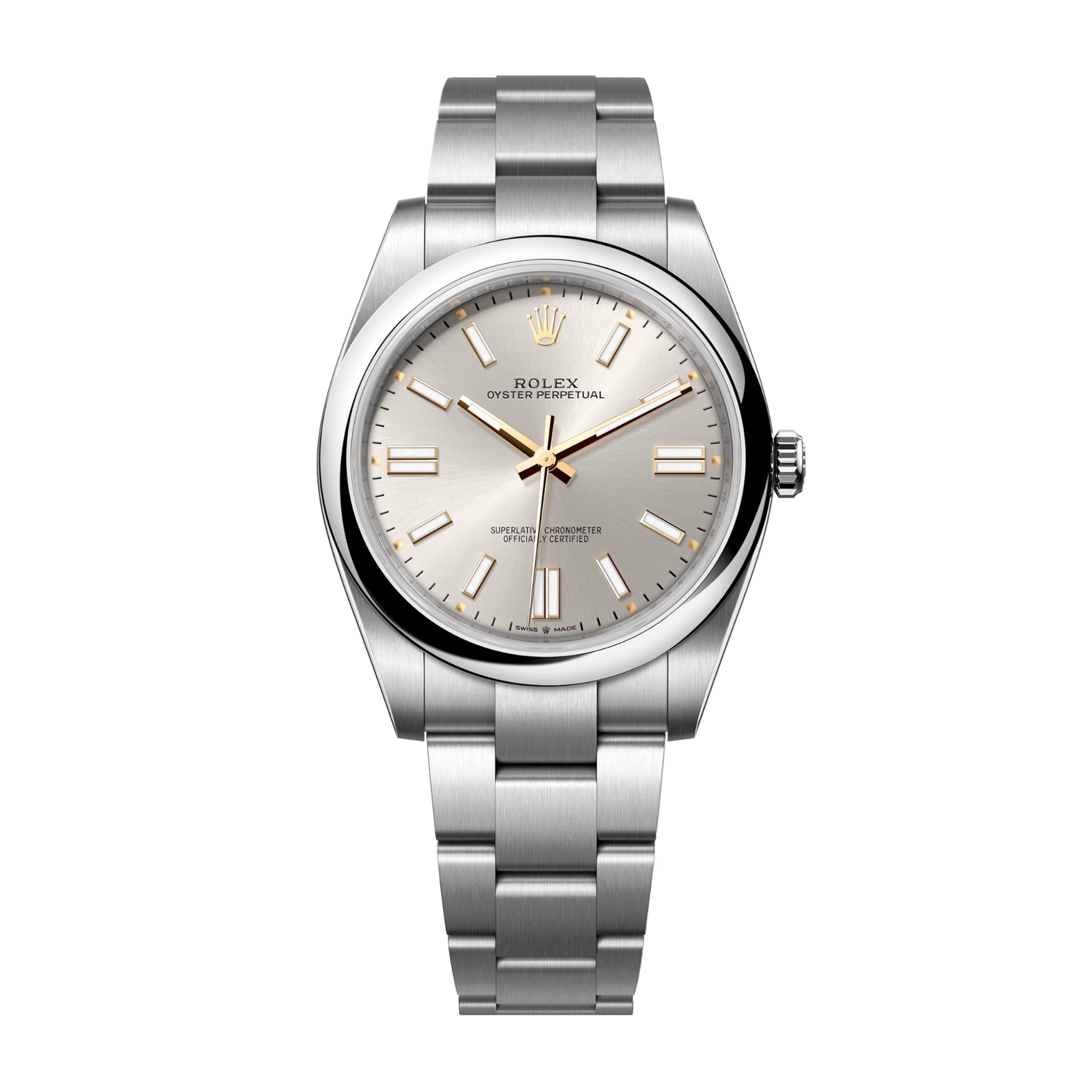 4ece7a9e3e92d2e026c3e4cfd5675e61.png Oyster Perpetual Steel Silver Dial 41mm - Image 1