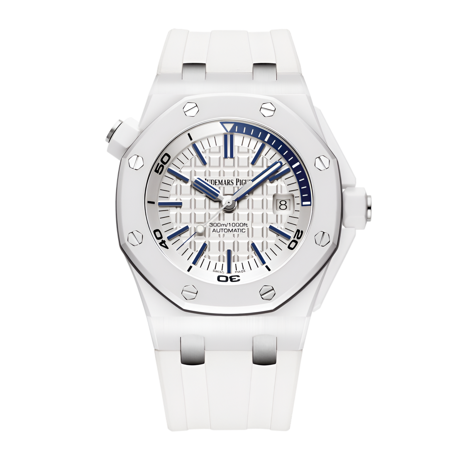 4ed7a91f886c34798cfbd702e60b9455.png Royal Oak Offshore Ceramic Silver Dial 42mm - Image 1