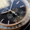 Complications Annual Calendar Chronograph Rose Gold Diamond Black Dial 40mm - Image 3