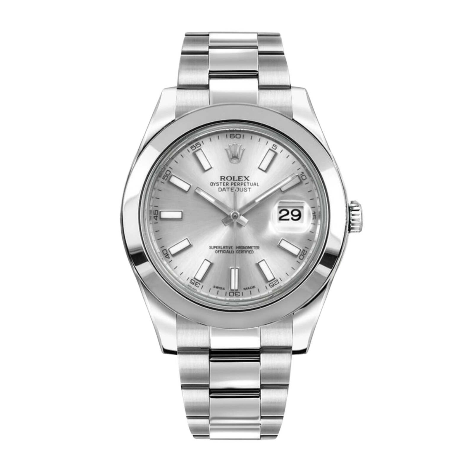 4f4cd60fcd7be653569a9c0b39e6f96a.png Datejust II Steel Silver Dial 41mm - Image 1