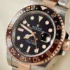 GMT-Master II "Rootbeer" Rose Gold & Steel Black Dial 40mm【2023like new】 - Image 3