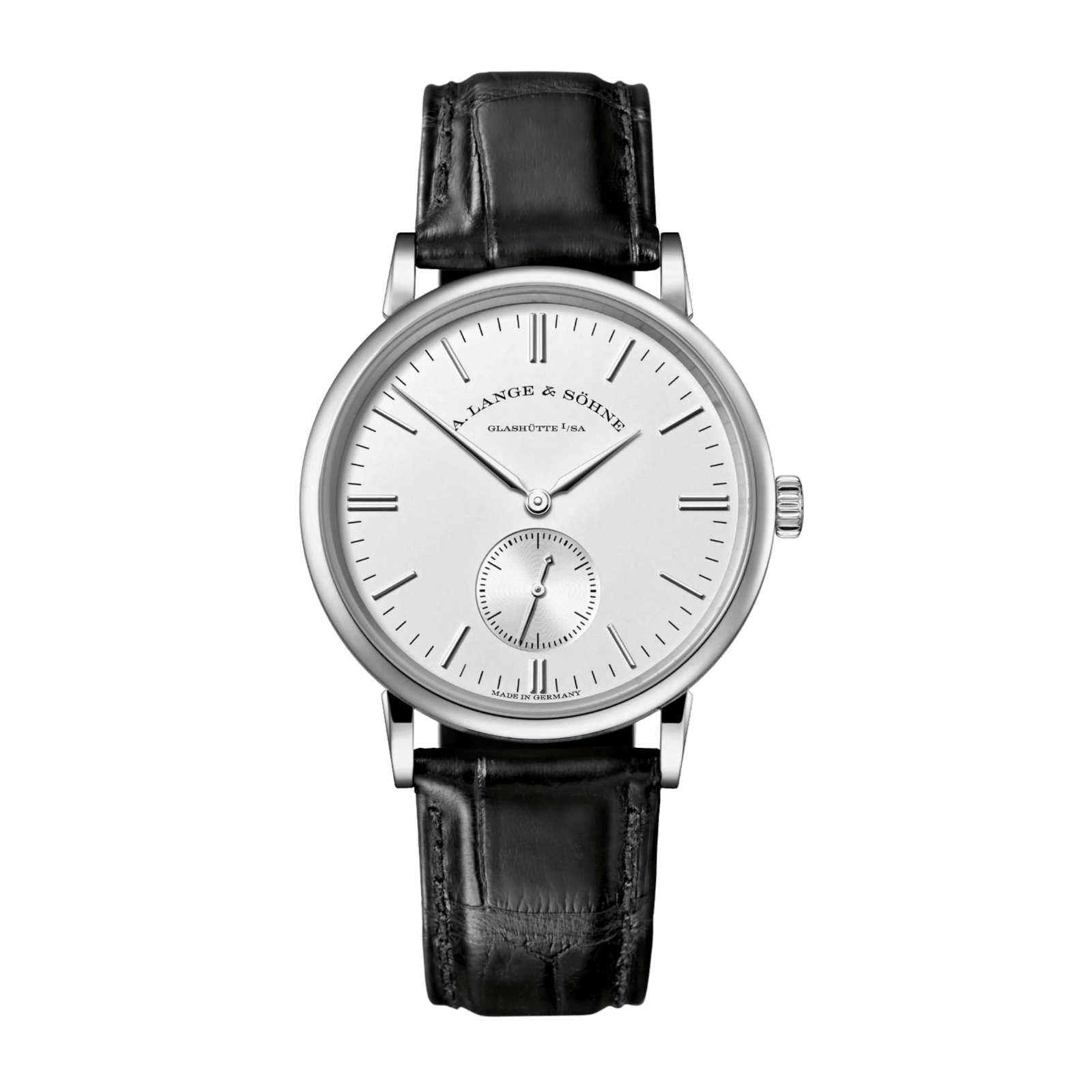 5305771141db1573fe0ea7b1e54bebd3.png Saxonia White Gold Silver Dial 35mm - Image 1