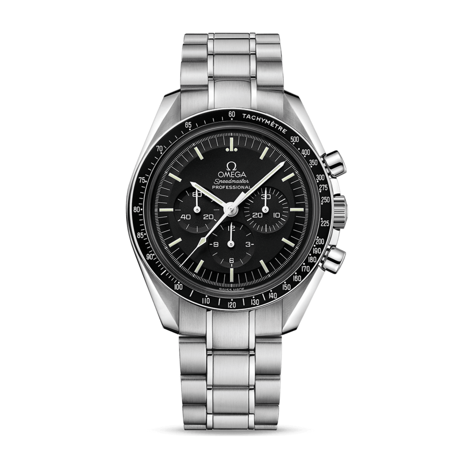 53376cfafb0eee56d67dceb3feed0fea.png Speedmaster Professional Moonwatch Steel Black Dial 42mm - Image 1