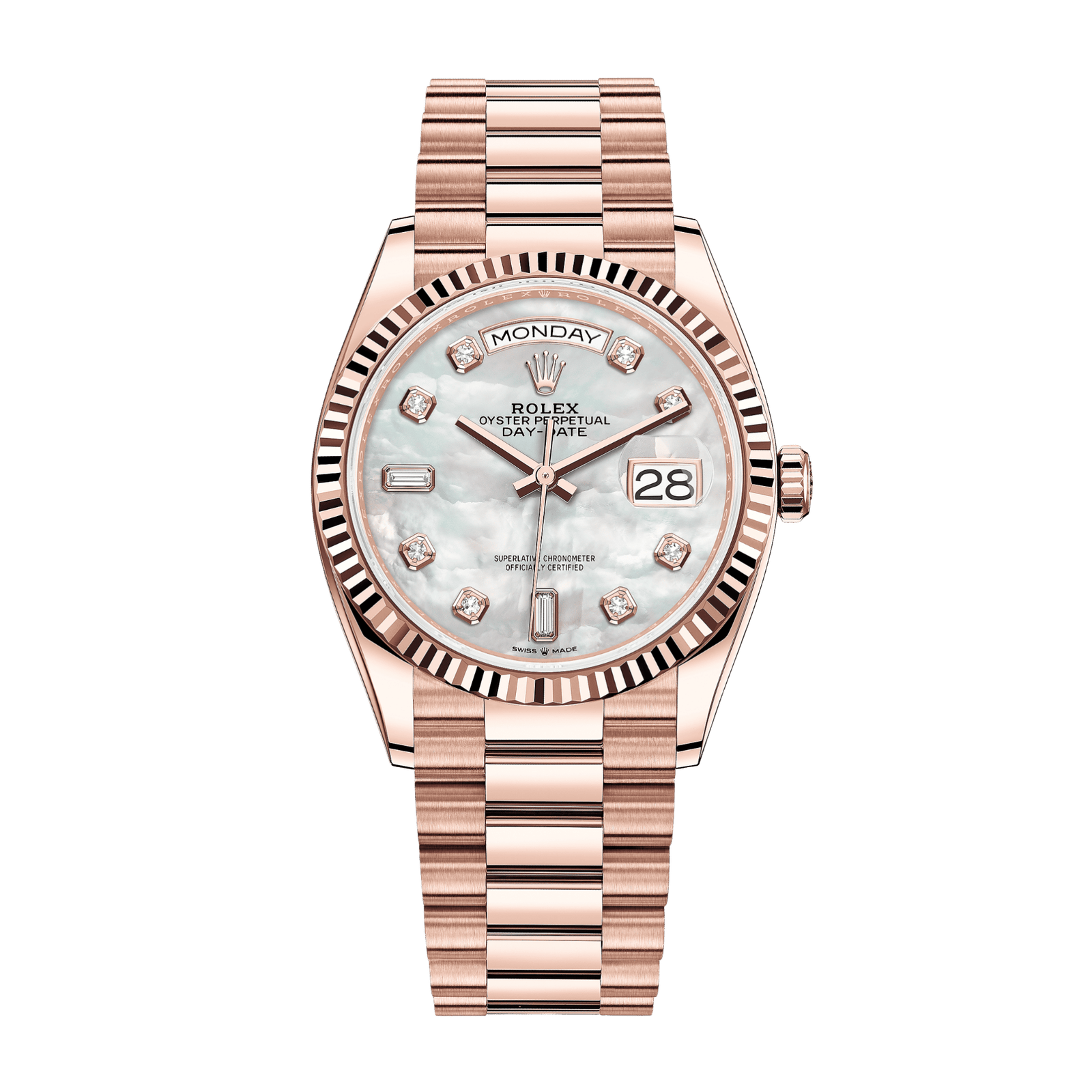57eb2bbe2d407a7bd5fdfe92c16980c6.png Day-Date Rose Gold Mother of Pearl Dial 36mm - Image 1