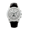 Perpetual Calendar Chronograph White Gold Silver Dial 40mm