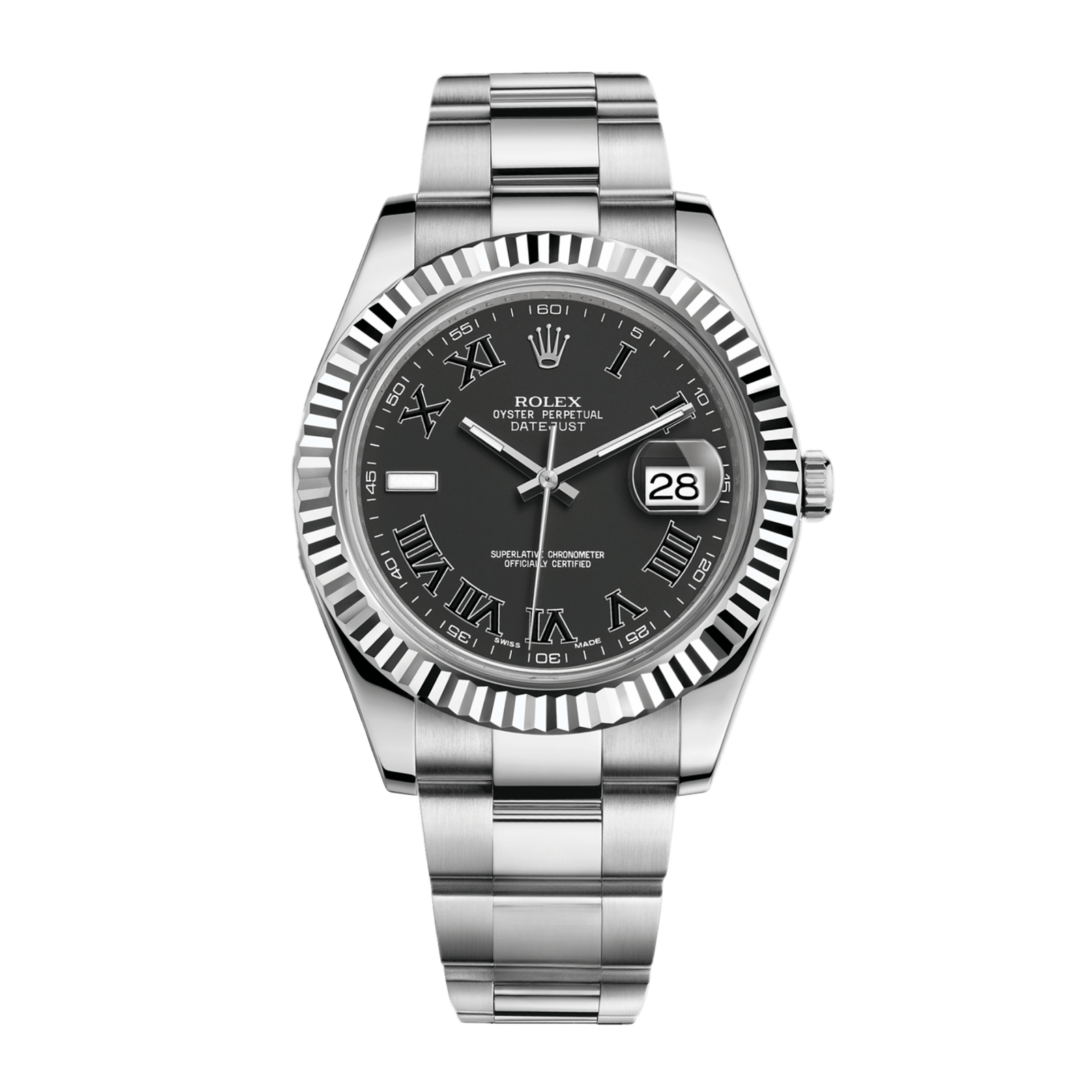 5c21be90d5b7b3c8ad89c27ad6b43c85.png Datejust II Steel Black Dial 41mm - Image 1