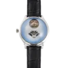 H.Moser x MB&F Endeavour Cylindrical Tourbillon Steel Ice Blue Dial 42mm