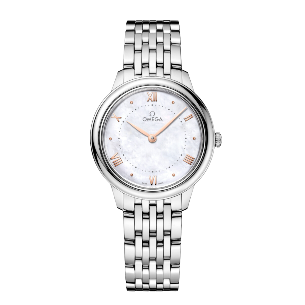 5dd699a356b06d54d0257c7ea51cba1d.webp De Ville Steel Mother of Pearl Dial 30mm - Image 1