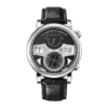 Zeitwerk Striking Time White Gold Black Dial 44mm