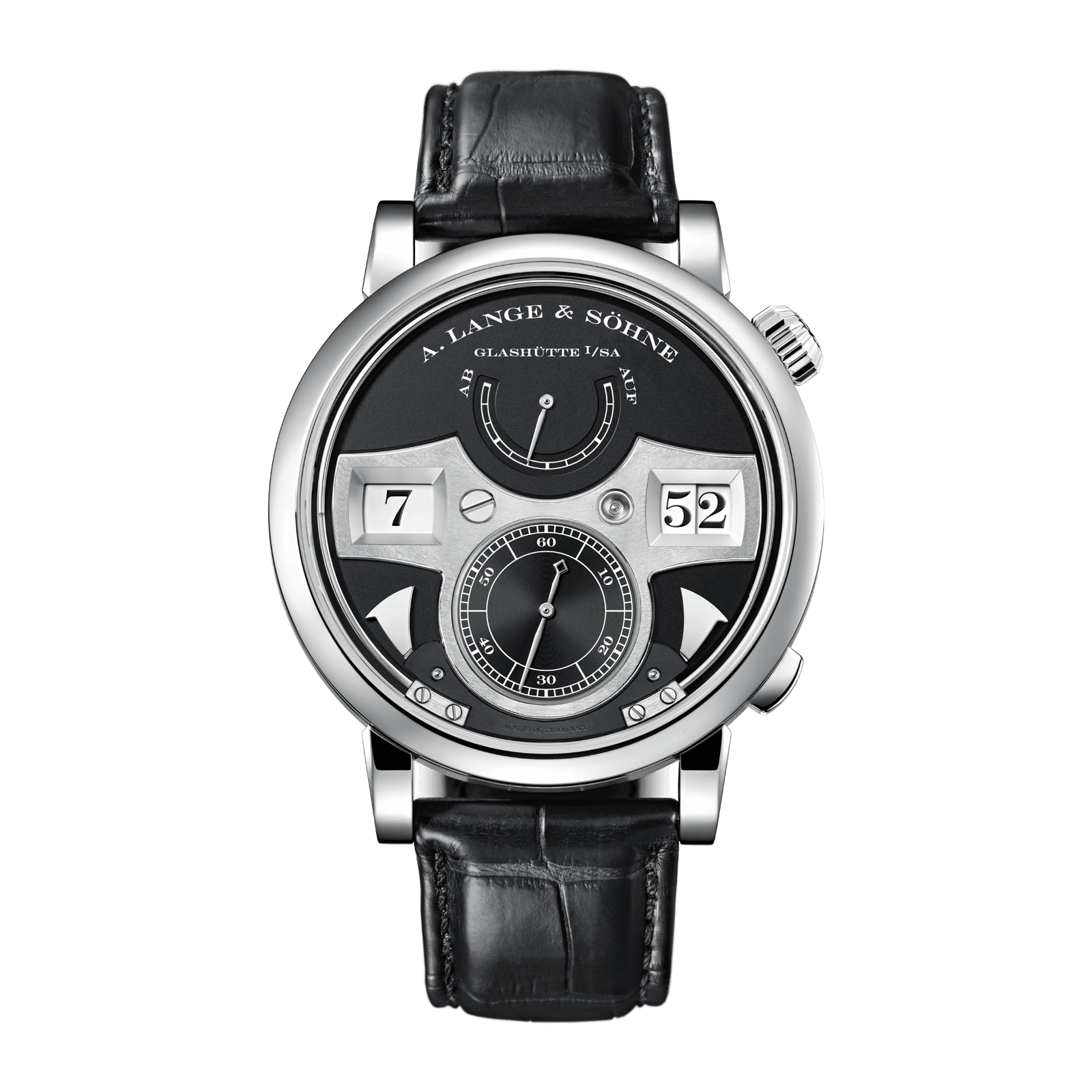 5e011489702a03282e0ffe0069eec373.png Zeitwerk Striking Time White Gold Black Dial 44mm - Image 1