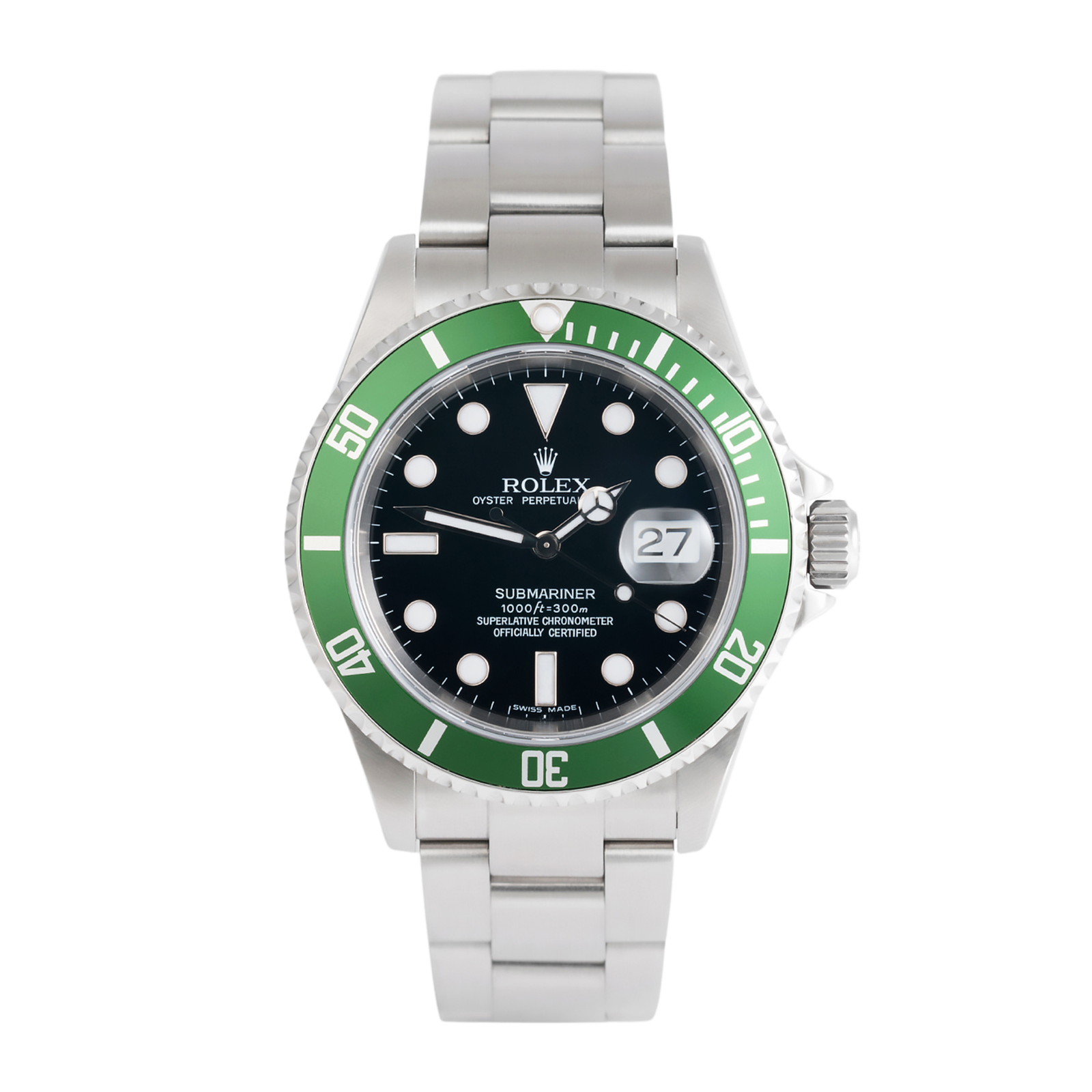 5eac72592aed07ec404dac9f79df0173.png Submariner Date "Mark 6" Steel Black Dial mm - Image 1