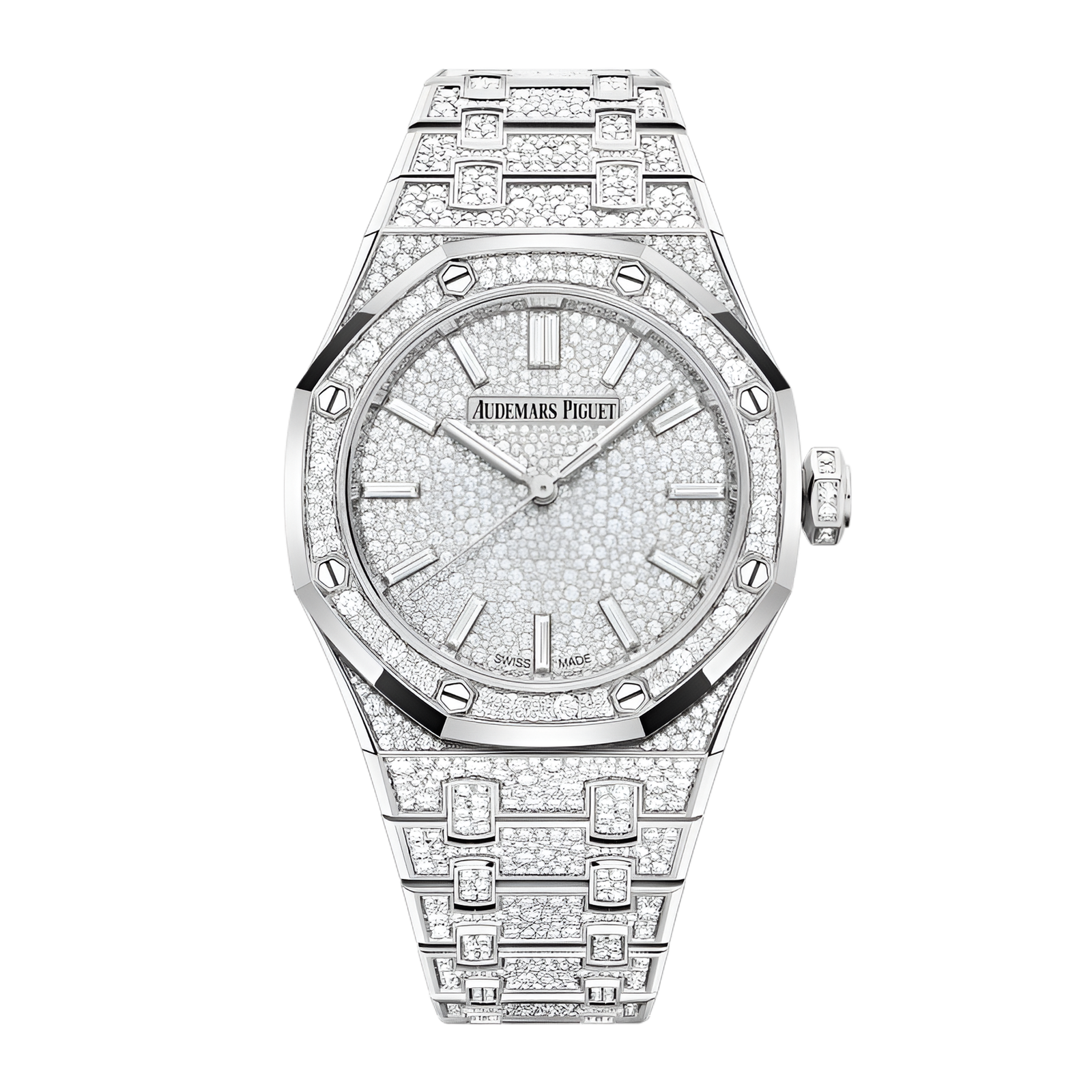 60bee7167d849297f33f0ed75e82a9ee.png Royal Oak Selfwinding White Gold Diamond Pave Dial 37mm - Image 1