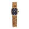 Golden Ellipse Yellow Gold Diamond Blue Dial 20mm