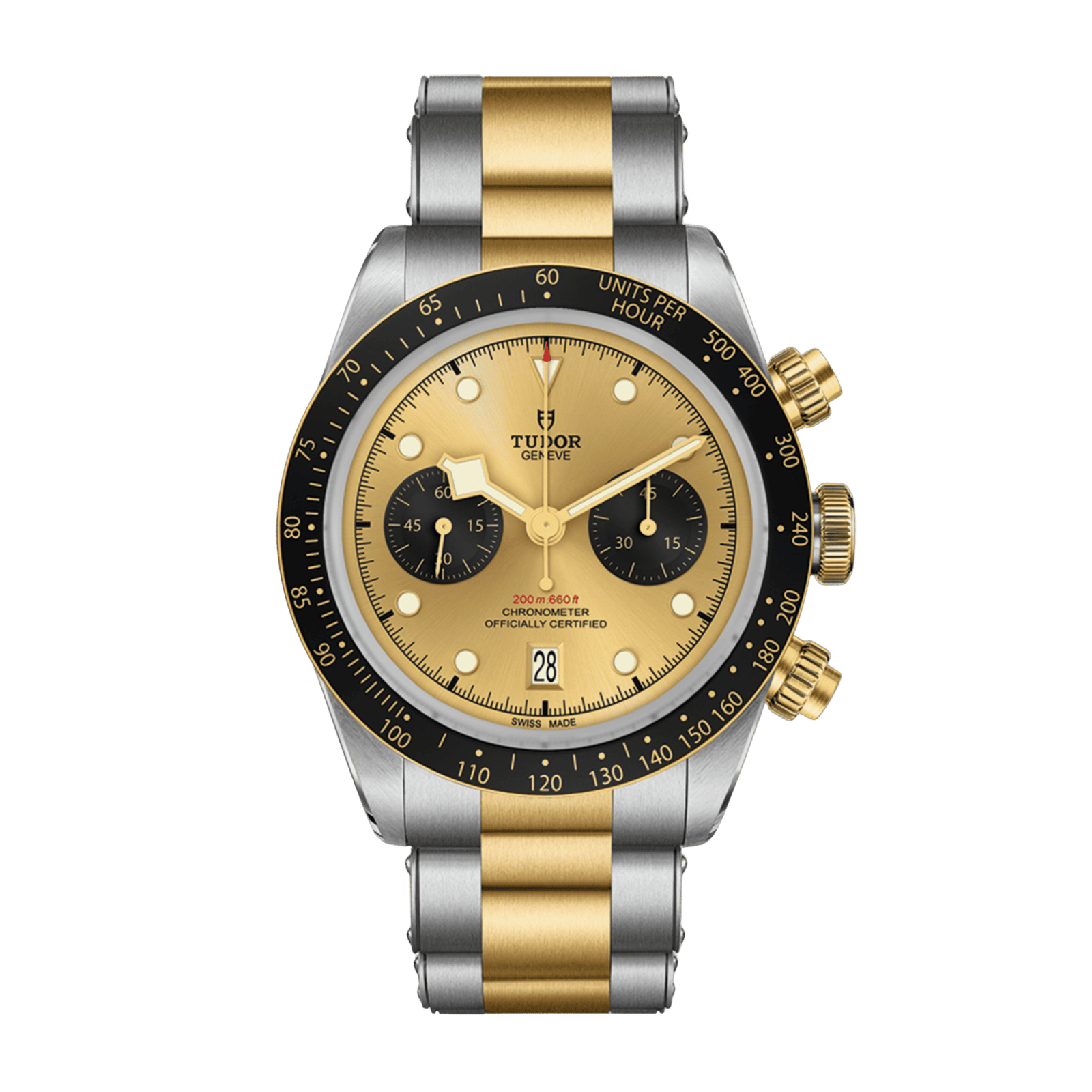 62fce491a1f0348c39ce9a2a3f2a7758.png Heritage Black Bay Yellow Gold & Steel Champagne Dial 41mm - Image 1