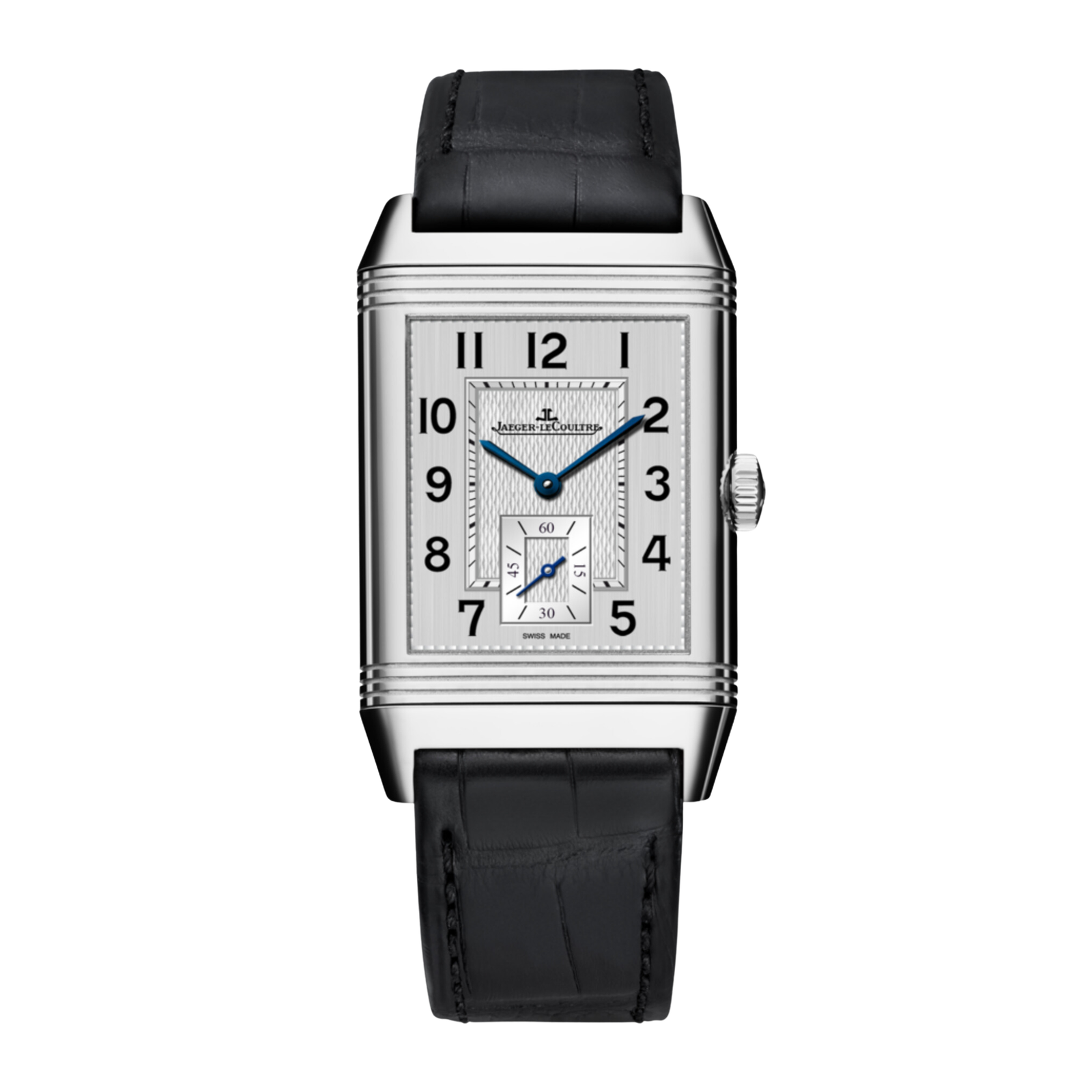 63e97ee8f26b0e7b740b1ae3517bee3d.png Reverso Classic Large Small Seconds Steel Silver Dial 27mm - Image 1