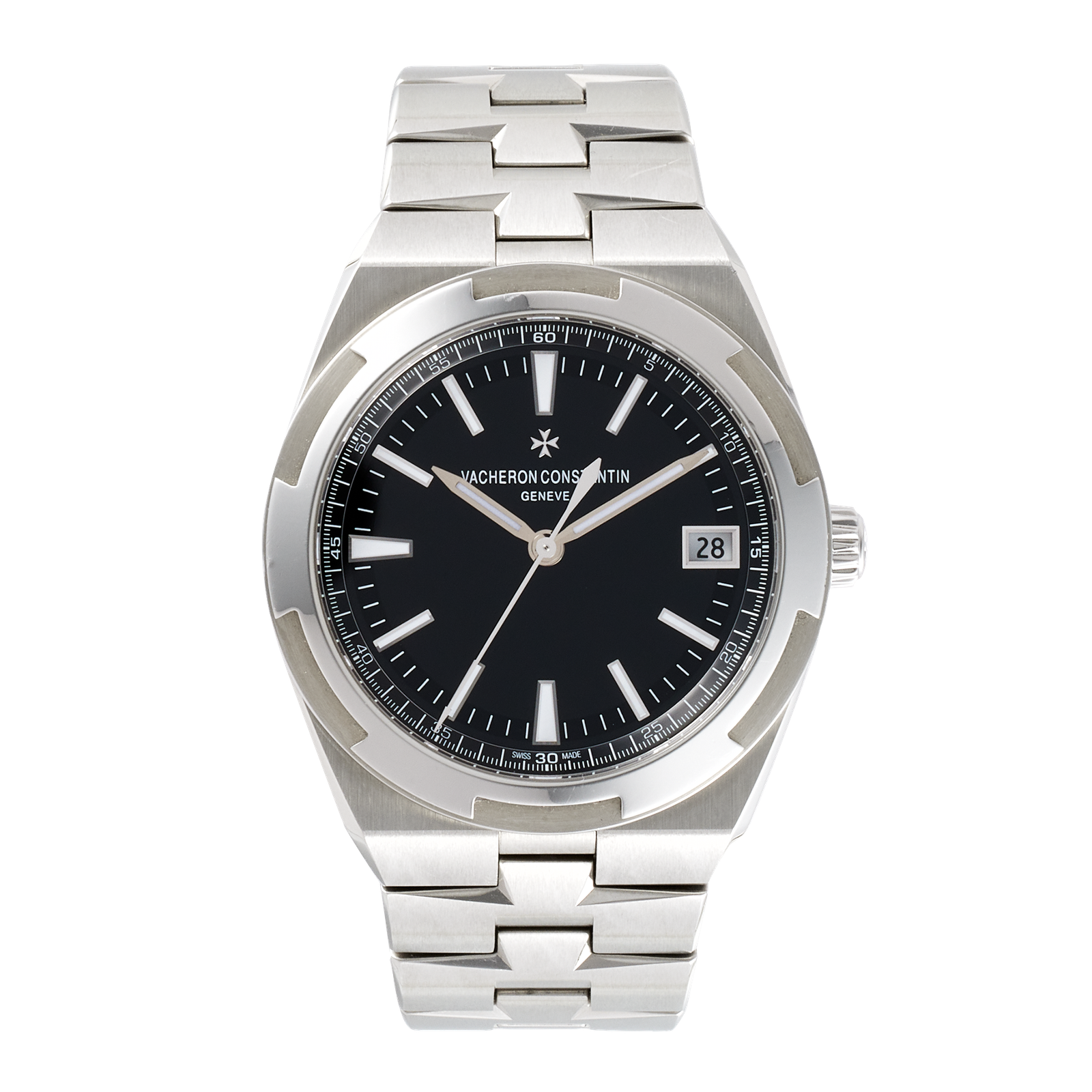 6651f36867ec50dc38064496da84d446.png Overseas Date Steel Black Dial 41mm - Image 1