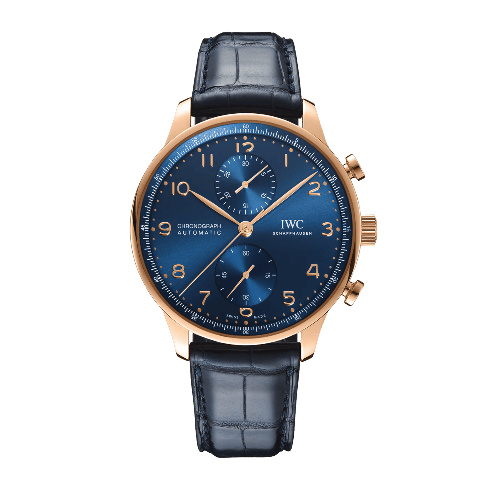 669c20f011d00f357dac759452e6c12c.png Portugieser Chronograph Rose Gold Blue Dial 41mm - Image 1