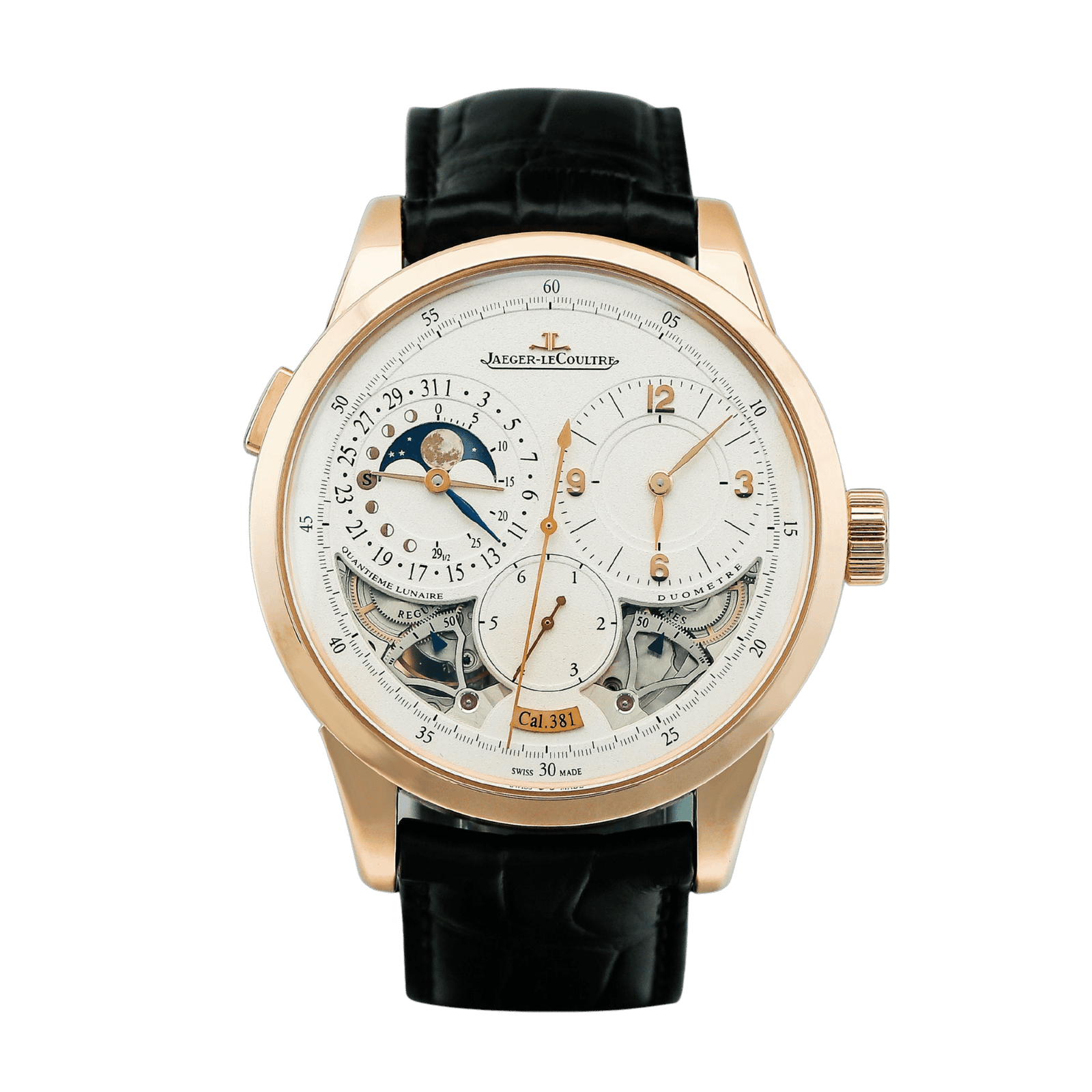 6797fa8b17e4c69c0f9f3aeb2fdc0d11.png Duomètre à Quantième Lunaire Rose Gold White Dial 42mm - Image 1