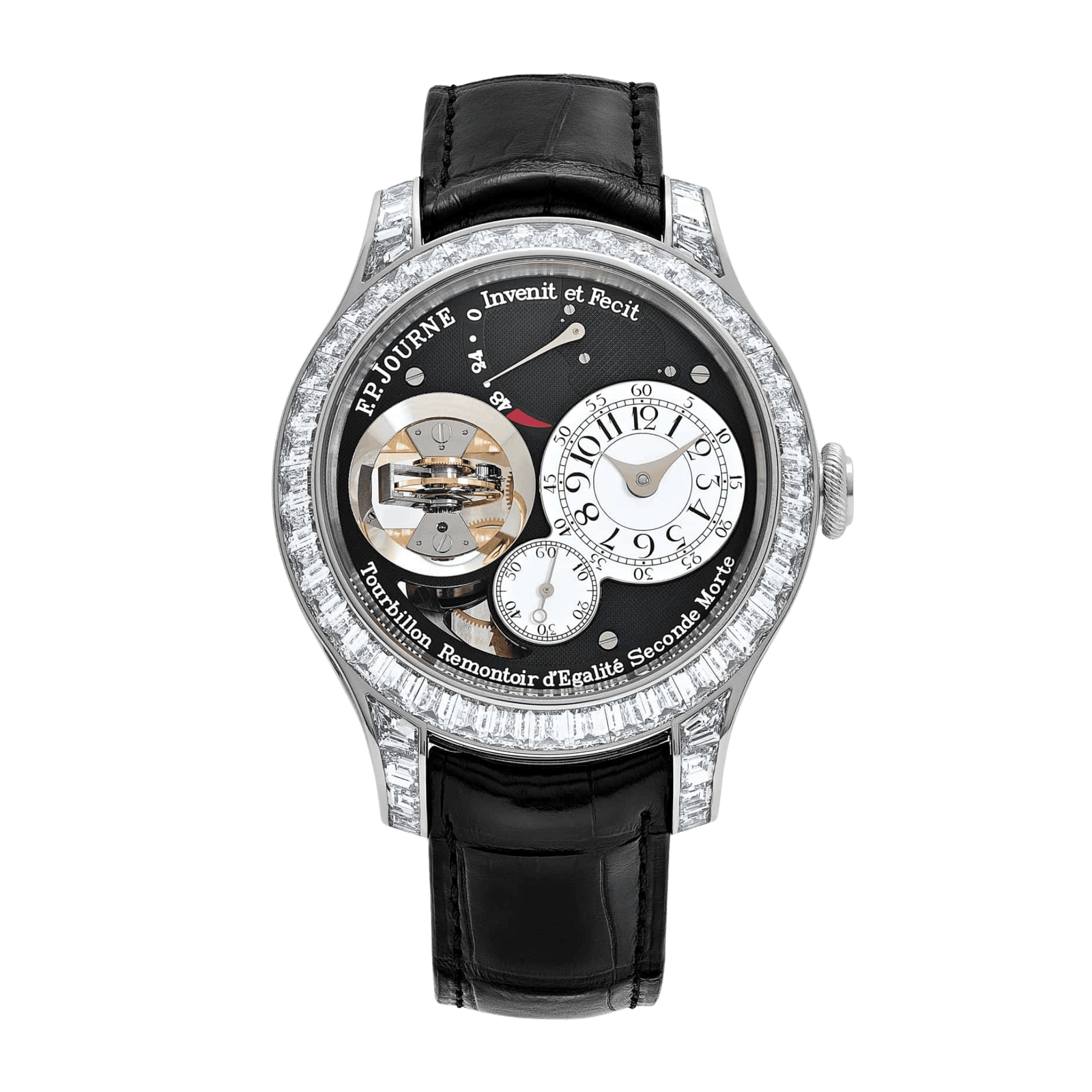 68aa1634fe2fbe2e6368f5ec80f5eb9e.png Tourbillon Souverain Joaillerie Diamants Platinum Black Dial 44mm - Image 1