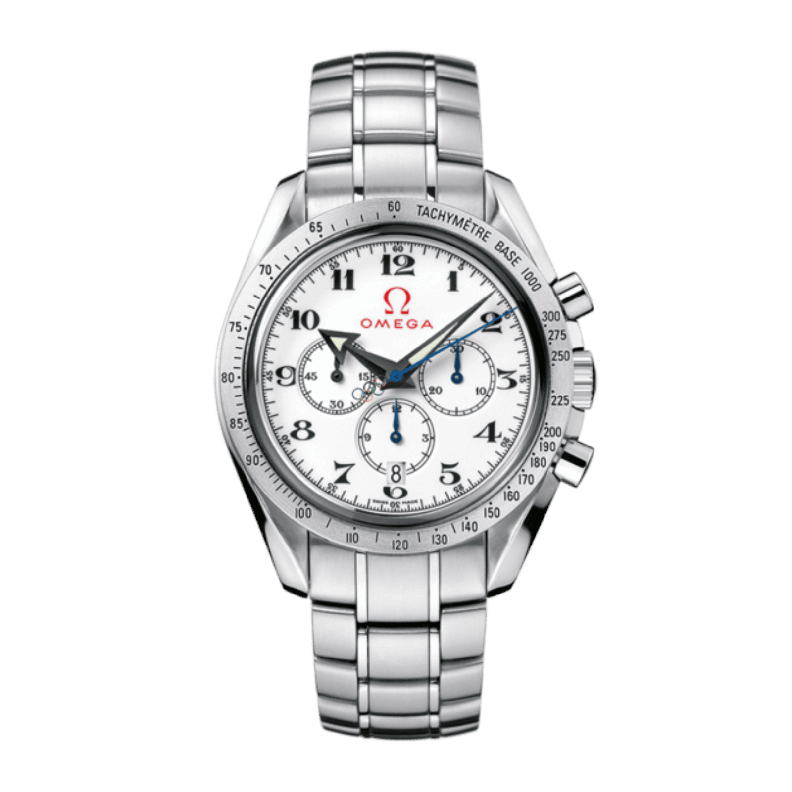 68d55c85df6891a863c20032f4a4e7b5.png Speedmaster "Olympic Games" Steel White Dial 42mm - Image 1