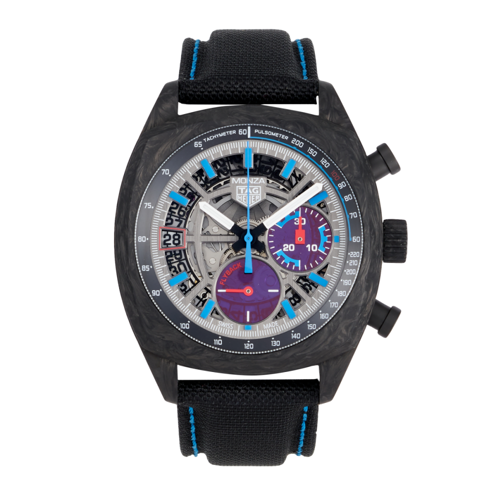 6a958e9ea8debc1bdea45e24ac16dae1.webp Monza Flyback Chronometer Carbon Skeleton Dial 42mm - Image 1