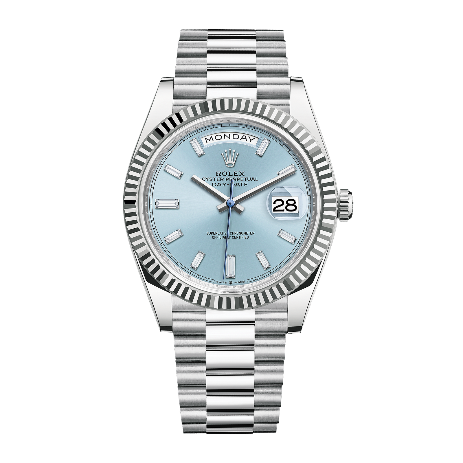 6bd21c2be0af0d81aafed6db767bf6ed.png Day-Date Platinum Blue Dial 40mm - Image 1