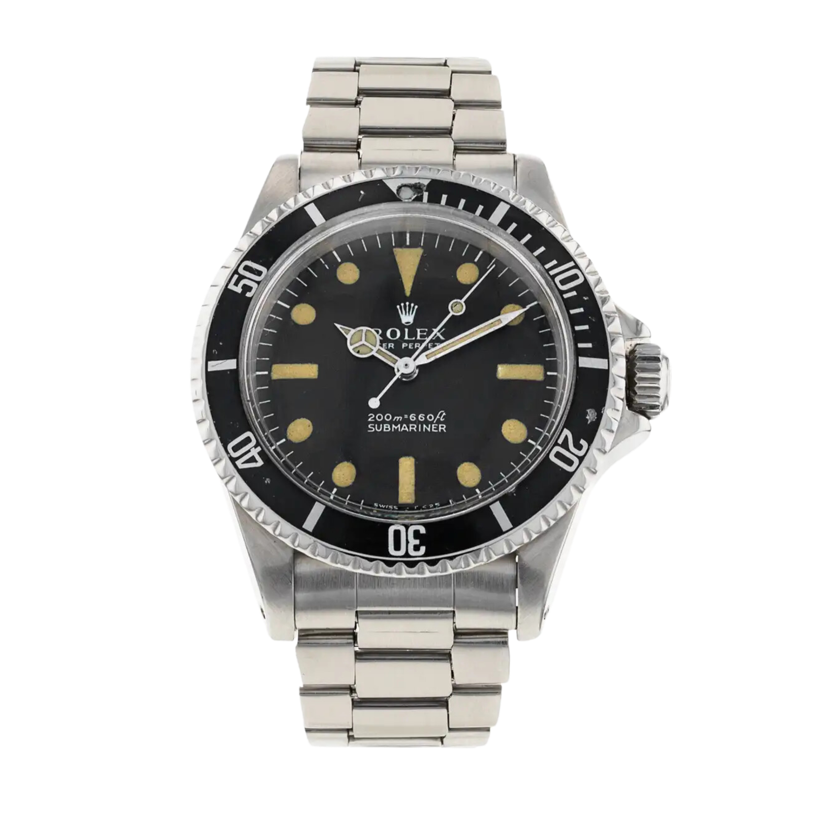 718619506a7bd8e6507432d7f2be4da0.png Vintage Submariner Steel Black Dial 40mm - Image 1