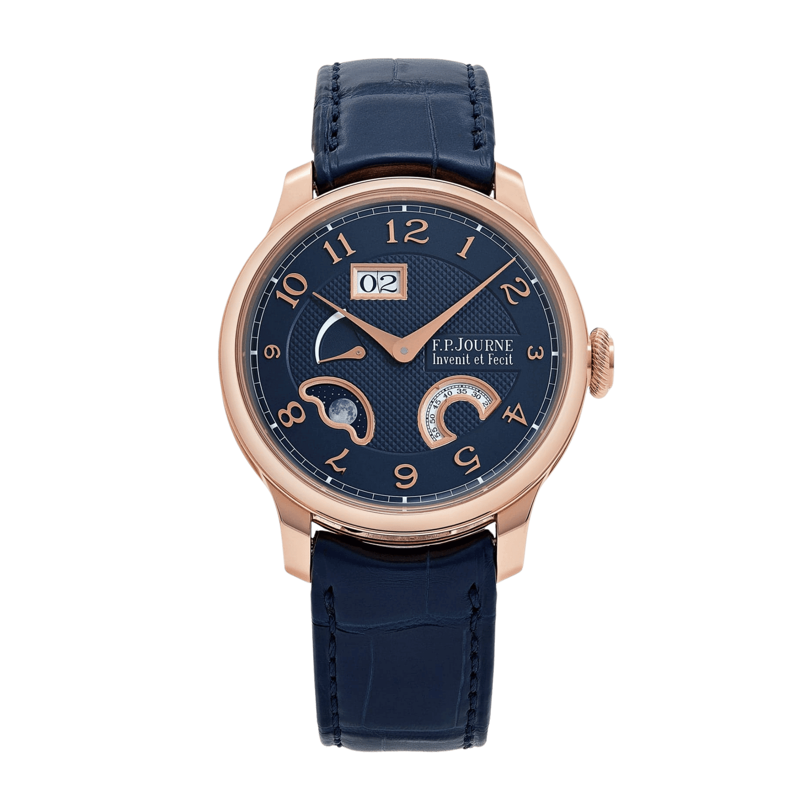 72140acd90d94c71009394d6484cdec4.png Octa Divine "Boutique Edition" Rose Gold Blue Dial 40mm - Image 1