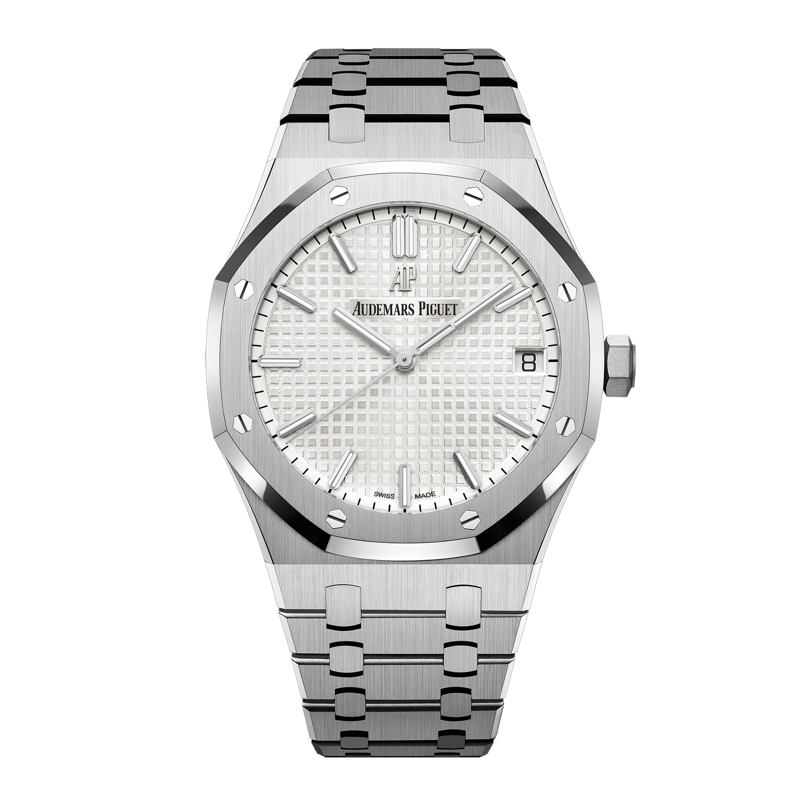 736bcfa7adc9c75caabeadb70cf508d7.png Royal Oak Selfwinding Steel Silver Dial 41mm - Image 1
